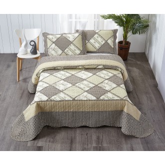 Покрывало хлопок Пэчворк 230х250 Tango PW555-90