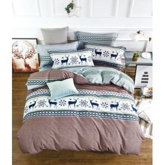 Купить постельное белье фланель MOMAE84 евро Tango