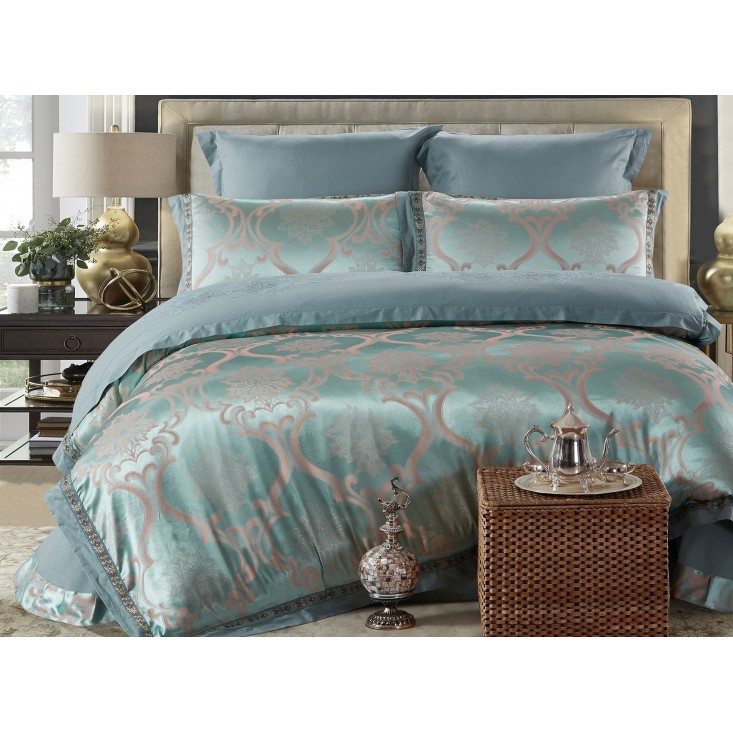 Постельное белье евро Жаккард Cristelle TJ113-45