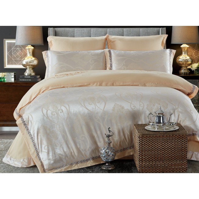 Постельное белье евро Жаккард Cristelle TJ113-43