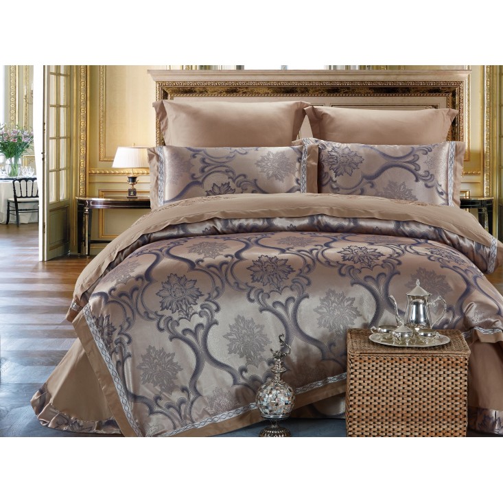 Постельное белье евро Жаккард Cristelle TJ113-44