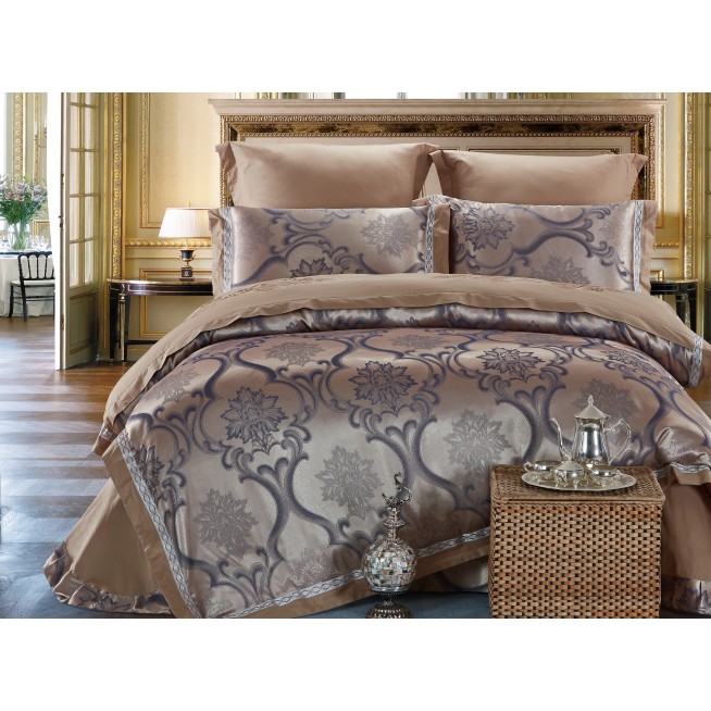 Постельное белье евро Жаккард Cristelle TJ113-44