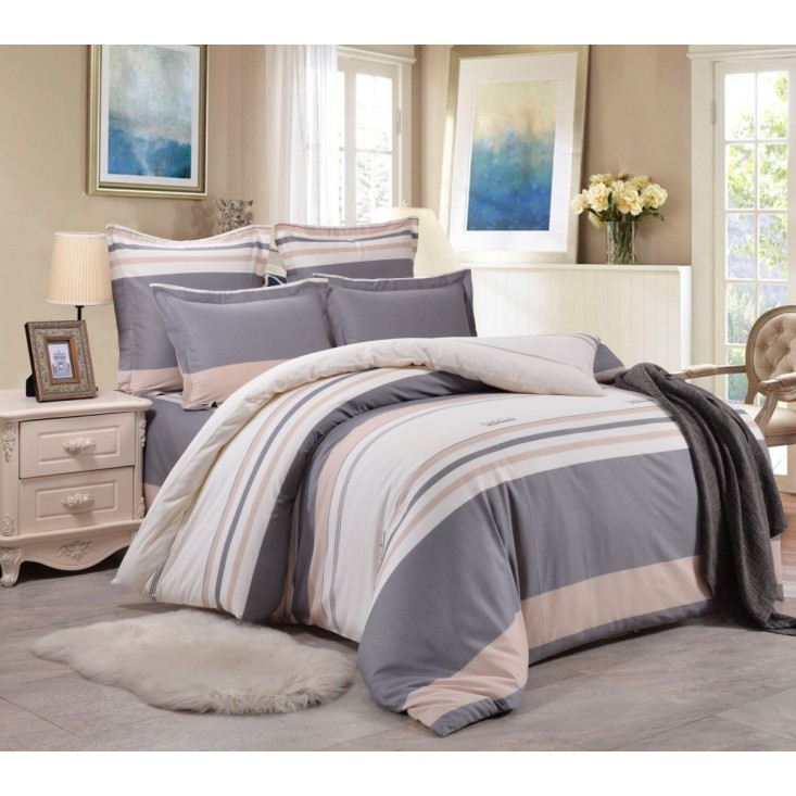 Постельное белье сатин 1/5-спальное C-408 Valtery