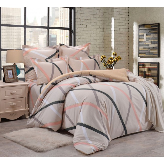 Постельное белье 2 спальное сатин Valtery C-411