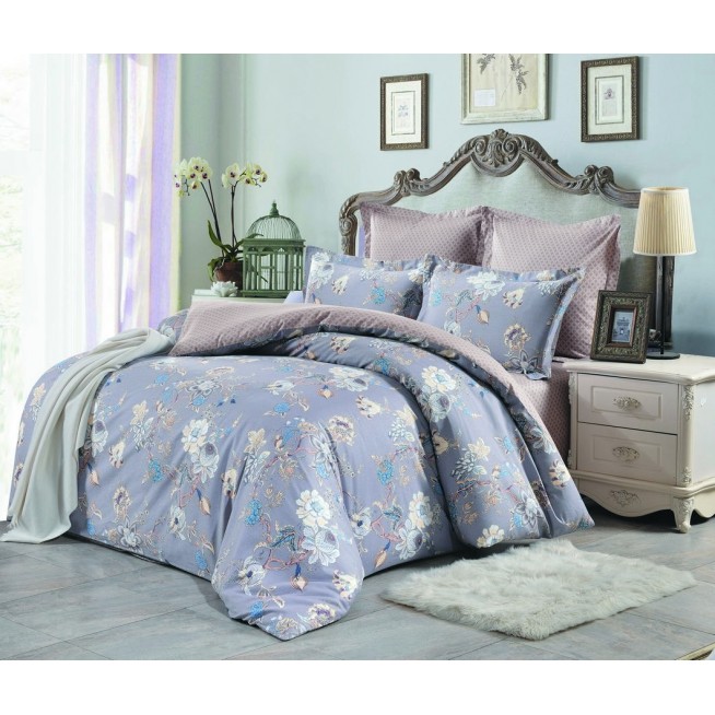 Постельное белье евро сатин Valtery C-346