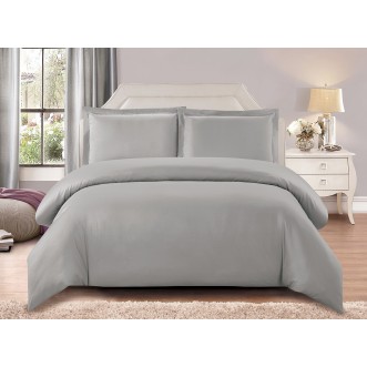 Купить постельное белье мако сатин Однотонное CIS07-37 евро Cristelle