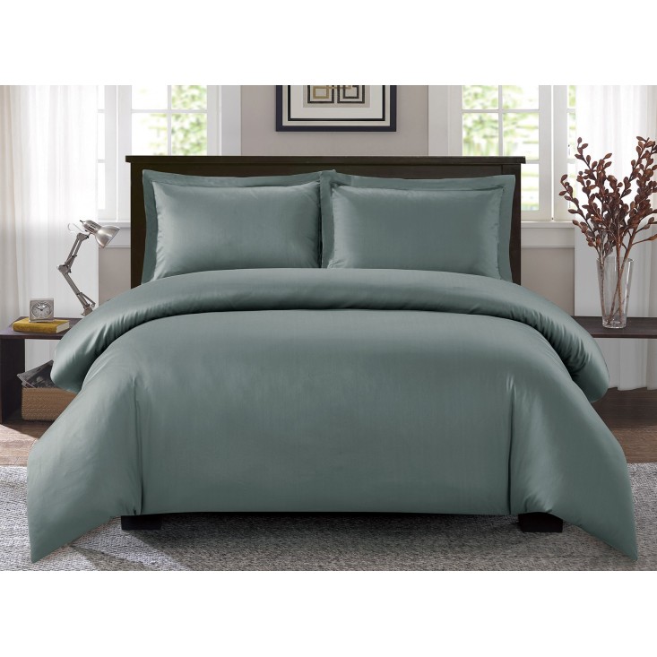 Купить постельное белье мако сатин Однотонное CIS07-39 евро Cristelle