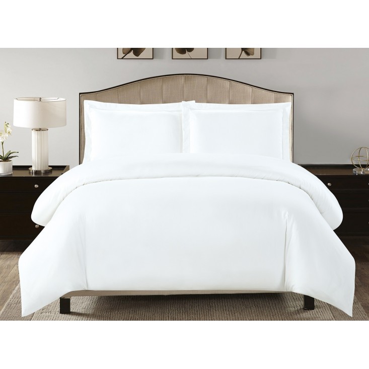 Купить постельное белье мако сатин Однотонное CIS07-100 евро Cristelle