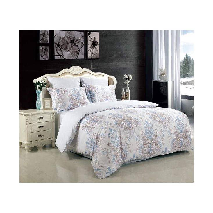 Постельное белье евро макси тенсель лен StyleTex L-06