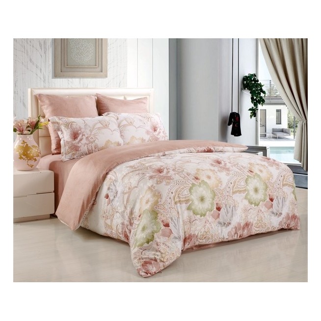 Постельное белье евро макси тенсель жаккард StyleTex А-04