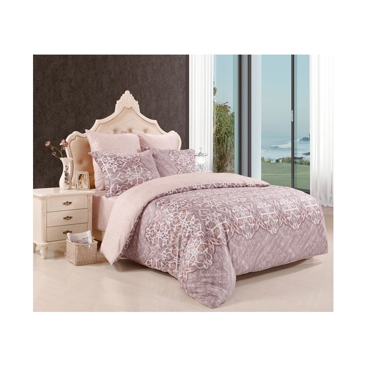 Постельное белье евро макси фланель тенсель StyleTex F1