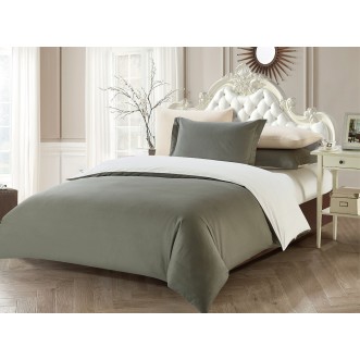 Купить Постельное белье сатин евро на резинке LS19 Tango