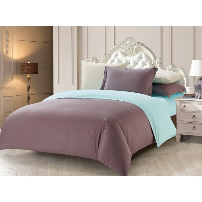 Купить Постельное белье сатин евро на резинке LS15 Tango