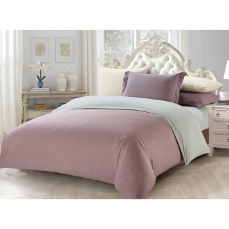 Купить Постельное белье сатин евро на резинке LS09 Tango