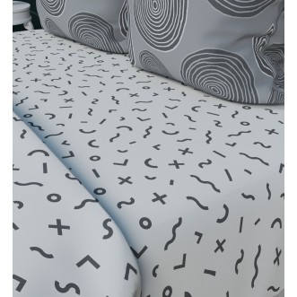 Постельное белье 2 спальное бязь Valtery Чикаго по выгодной цене Lux-Postel.com