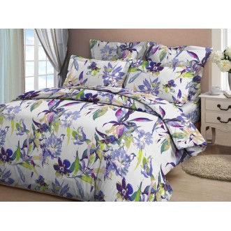 Постельное белье 2 спальное бязь Valtery Акварельная палитра
