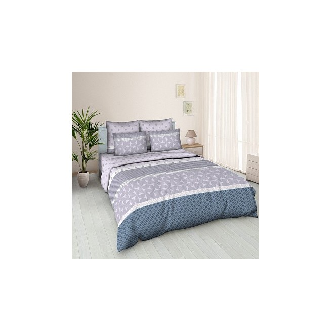 Постельное белье евро бязь Valtery Полька