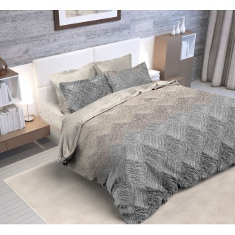 Постельное белье 1/5-спальное бязь Valtery Серая фантазия
