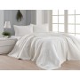 Покрывало хлопок однотонное молочное 220х240 Irya IR06