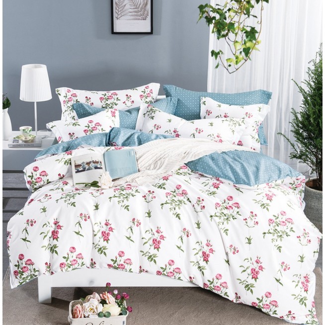 Постельное белье евро сатин Tango TS04-X124