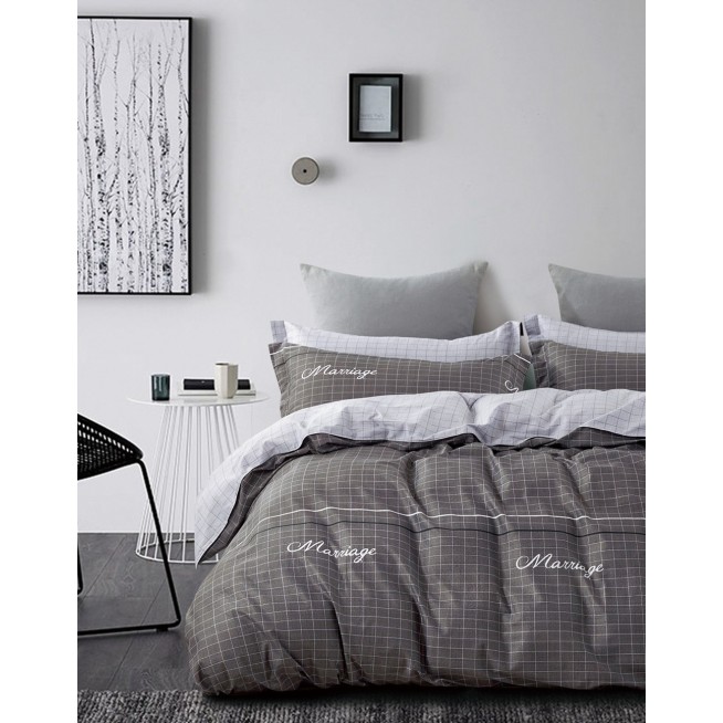 Постельное белье евро сатин Tango TS04-X87