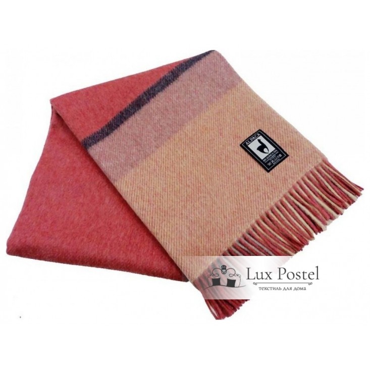 Шерстяной плед альпака меринос PP-43 Incalpaca