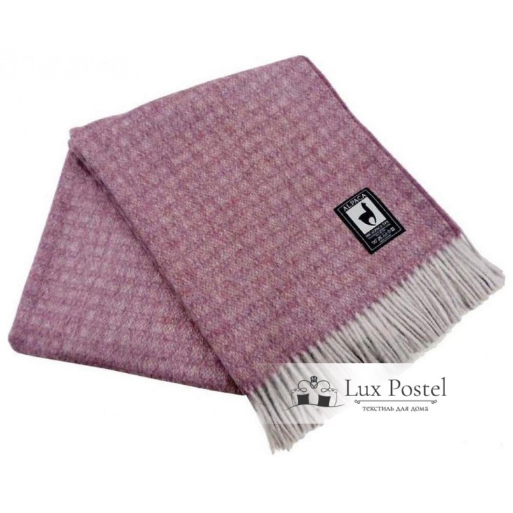 Шерстяной плед альпака меринос PP-47 Incalpaca