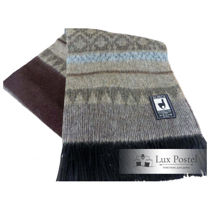 Шерстяной плед альпака меринос PP-59 Incalpaca