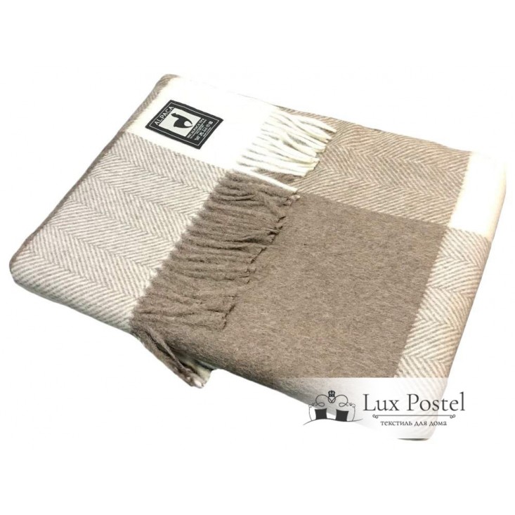 Шерстяной плед альпака меринос PP-63 Incalpaca