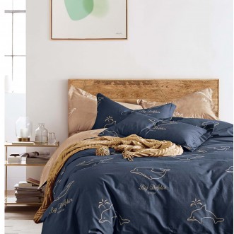 Постельное белье сатин TS01-X108 1/5 спальное Tango