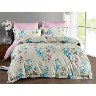 Постельное белье семейное Люкс мако-сатин Asabella Колокольчики