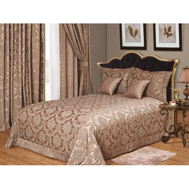 Комплект штор жаккард 270х275 с подхватами Asabella Шоколадные мечты