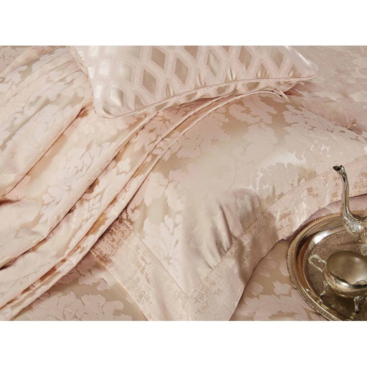 Комплект штор жаккард 270х275 с подхватами Asabella Персиковая фантазия