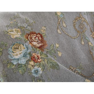 Комплект штор жаккард 270х275 с подхватами Asabella Шикарные цветы