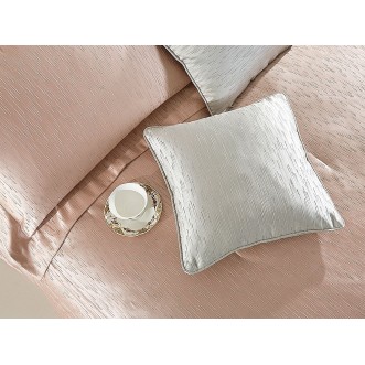 Комплект штор жаккард 270х275 с подхватами Asabella Розовый кварц