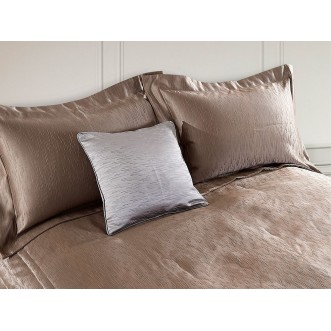 Комплект штор жаккард 270х275 с подхватами Asabella Шоколадный трюфель