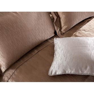 Комплект штор жаккард 270х275 с подхватами Asabella Шоколадный трюфель