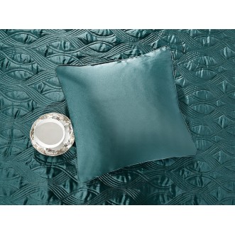 Комплект штор жаккард 270х275 с подхватами Asabella Бирюза