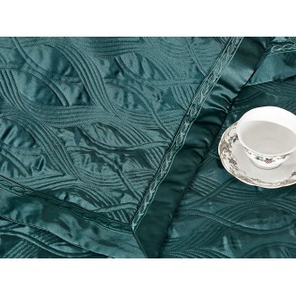 Комплект штор жаккард 270х275 с подхватами Asabella Бирюза