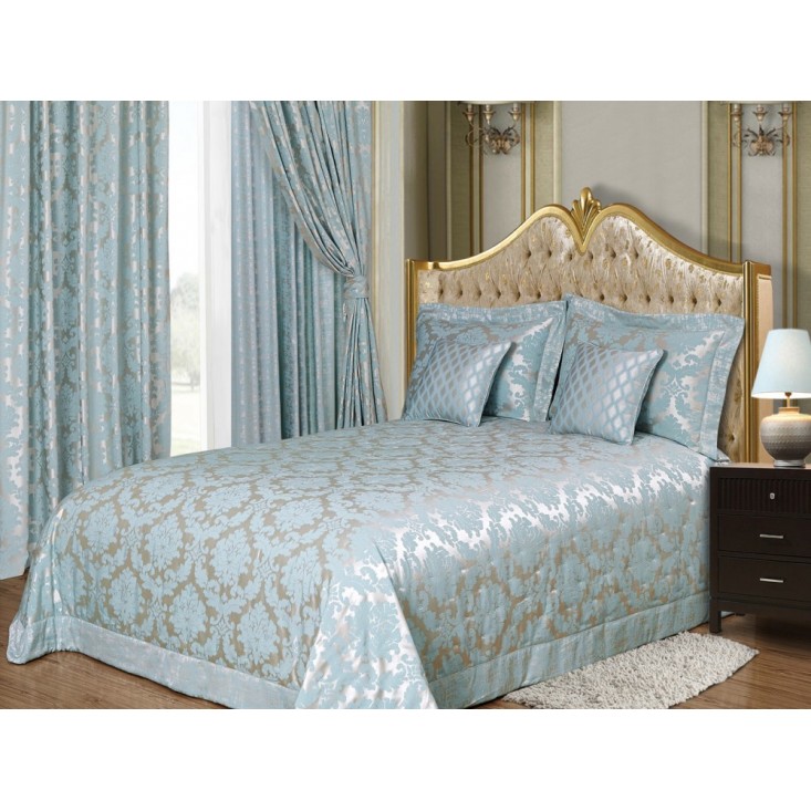 Покрывало Жаккард 260х260 с наволочками Asabella Морские просторы