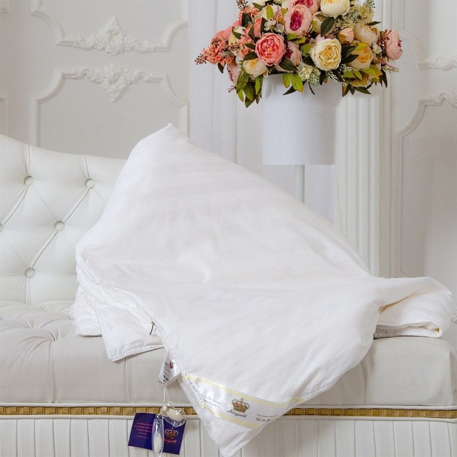 Одеяло шелковое 1,5 спальное 140х205 теплое KingSilk Elisabette Классик K-140-1,3