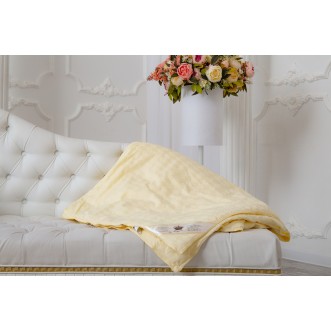 Одеяло шелковое 1,5 спальное 140х205 теплое KingSilk Elisabette Элит бежевое E-140-1,3-Bej