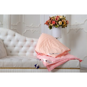 Одеяло шелковое 1,5 спальное 150х210 всесезонное KingSilk Elisabette Элит розовое E-150-1-Roz в магазине Люкс Постель