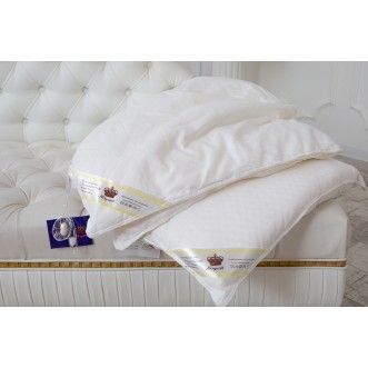 Одеяло шелковое евро макси 220х240 всесезонное KingSilk Elisabette Элит белое E-220-1,5-Bel фото