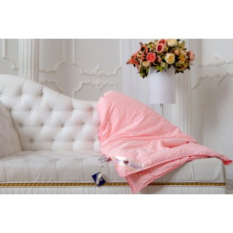 Одеяло шелковое евро макси 220х240 теплое KingSilk Elisabette Элит розовое E-220-2,2-Roz в магазине Люкс Постель