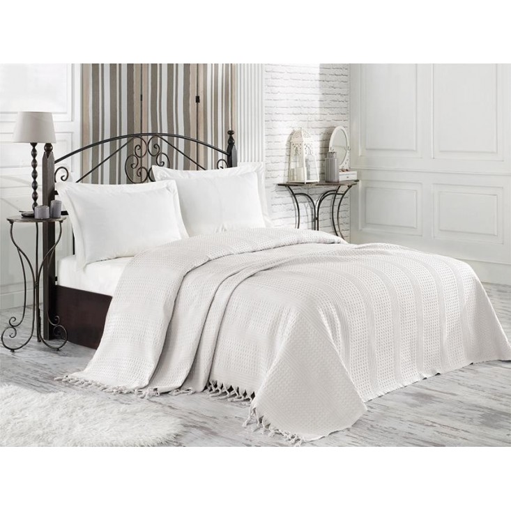 Покрывало хлопок 220х240 IRYA NICE BED SPREAD серое