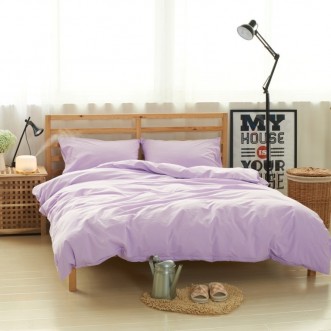 Постельное белье 2 спальное лен с хлопком Valtery Organic LE-04