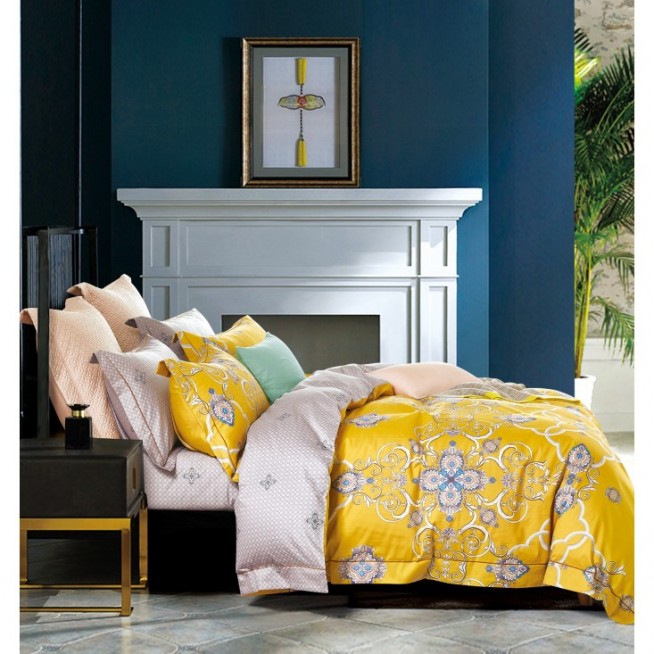 Купить постельное белье египетский хлопок TIS07-203 евро Tango