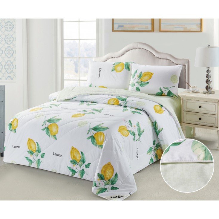 Постельное белье евро твил с одеялом Tango W400-23