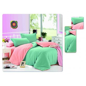 Постельное белье Однотонное семейное MO-04 Valtery